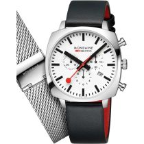 Mondaine MSL.41410.LBV.SET Reloj Hombre Grand Cushion Set 41mm 5ATM