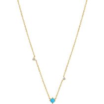 ANIA HAIE NAU001-02YG Terquoise & Sapphire Collar de mujer Oro 14K, ajustable