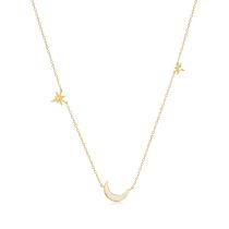 ANIA HAIE NAU008-03YG Cosmos collar de señora, oro 14K, ajustable