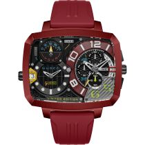 Nubeo NB-6084-02 Reloj Hombre Odyssey Triple Time-Zone Limitada 
