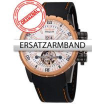 Perigaum Correa de repuesto Silicona P-1108-IR negro-oro rosa cierre