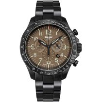 Traser H3 109460 P67 Officer Cronografo Khaki Steel Reloj Hombre 