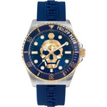 Philipp Plein PWOAA0222 The $kull Diver 44mm Reloj Hombre 10ATM