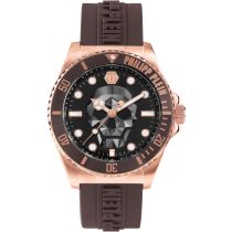 Philipp Plein PWOAA0322 The $kull Diver 44mm Reloj Hombre 10ATM