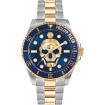 Philipp Plein PWOAA0722 The $kull Diver 44mm Reloj Hombre 10ATM