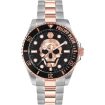 Philipp Plein PWOAA0822 The $kull Diver 44mm Reloj Hombre 10ATM