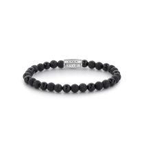 Rebel & Rose Pulsera negro Rocks RR-60033-S-S Damas