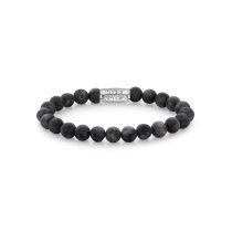 Rebel & Rose Pulsera Matt Grey Seduction RR-80025-S-M Hombres