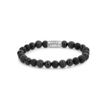 Rebel & Rose Pulsera negro Rocks RR-80041-S-M Hombres