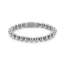 Rebel & Rose Pulsera Silver Shine RR-8DV01-S-M Hombre