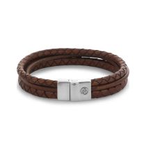 Rebel & Rose RR-M0056-S-L Pulsera Full Metal Premium Combo 12mm Cognac