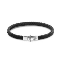 Rebel & Rose RR-L0174-S-M Pulsera Xtra Small Braided Negro