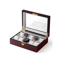 Rothenschild Caja de relojes RS-1087-10C para 10 relojes cereza