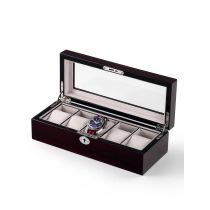 Rothenschild Caja de relojes RS-2030-5C para 5 relojes cereza
