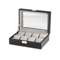 Rothenschild Caja de Reloje RS-3361-8BL para 8 relojes negro