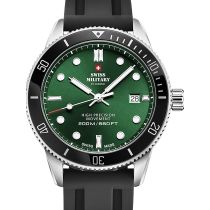 Swiss Military SM34088.09 Diver Cuarzo 42mm Reloj Hombre 20ATM