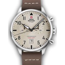 Swiss Military SM34098.09 Vintage Cronografo Reloj Hombre 43mm 10ATM