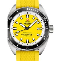 Swiss Military SMA34100.11 Diver Titanio Automatico Reloj Hombre 42mm 30ATM