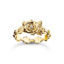 Thomas Sabo TR2482-414-39-54 Anillo dorado Roses Romance Mujeres