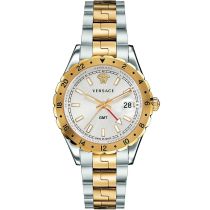 Versace V11030015 Hellenyium GMT Reloj Hombre 42mm 5ATM