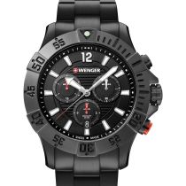 Wenger 01.0643.121 Seaforce Cronografo de buceo 43mm Reloj Hombre 20ATM