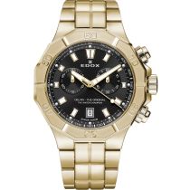 Edox 10113-37JM-NID Delfin Cronografo Reloj Hombre 43mm 20ATM