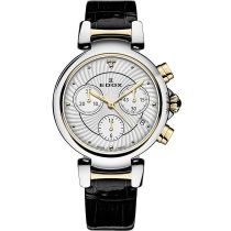 Edox 10220-357RC-AIR LaPassion Cronografo Reloj Mujer 35mm 5ATM