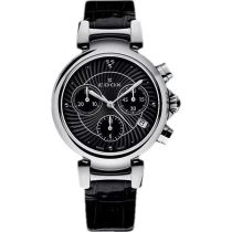 Edox 10220-3C-NIN LaPassion Cronografo Reloj Mujer 35mm 5ATM