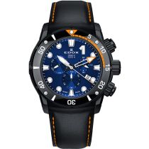 Edox 10242-TINNO-BUIN CO-1 crono Titanio 45mm Reloj Hombre 100ATM