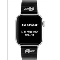 Lacoste 2050028 Correa de Reloj para Apple Watch 38/40mm Negra