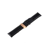 Correa de reloj universal [24 mm] negro con rosado cierre desplegable Ref. 23835