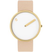 PICTO 43321-6320G Reloj Mujer White and Gold 40mm 5ATM