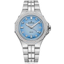Edox 53020-3D120M-BUCND Delfin Diamant Diver Reloj Mujer 38mm 20ATM