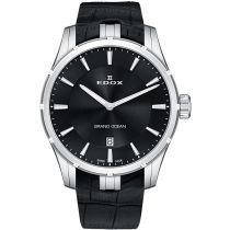 Edox 56002-3C-NIN Grand Ocean Ultra Slim 41mm Reloj Hombre 10ATM