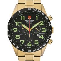 Swiss Alpine Military 7047.9117 Crono 45mm Reloj Hombre 10ATM
