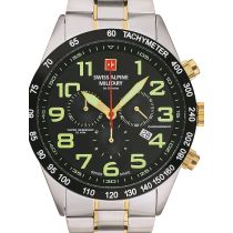 Swiss Alpine Military 7047.9147 Crono 45mm Reloj Hombre 10ATM