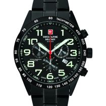 Swiss Alpine Military 7047.9177 Cronógrafo Reloj Hombre 43mm 10ATM