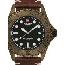 Swiss Alpine Military 7051.1589 Diver Vintage 41mm Reloj Hombre 10ATM