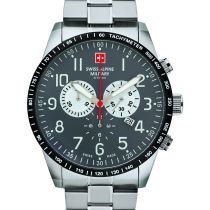 Swiss Alpine Military 7082.9138 Cronografo 45mm Reloj Hombre 10ATM