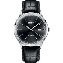 Edox 80106-3C-NIN Les Vauberts Automatico 42mm Reloj Hombre 5ATM