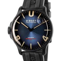 U-Boat 8700/C Darkmoon Blue IPB Soleil 44mm Reloj Hombre 5ATM