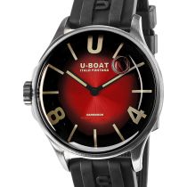 U-Boat 9500 Darkmoon Red SS Soleil Reloj Hombre 40mm 5ATM