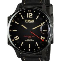 U-Boat 9671 Capsoil Doppiotempo DLC GMT Reloj Hombre 55mm 10ATM