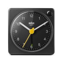Braun BC02XB reloj despertador de viaje clásico