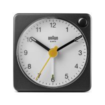 Braun BC02XBW reloj despertador de viaje clásico
