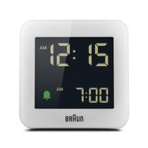 Braun BC09W reloj despertador digital clásico