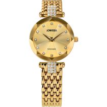 Jowissa J5.629.S Facet Strass Reloj Mujer 25mm 5ATM