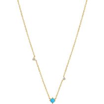 ANIA HAIE NAU001-02YG Terquoise & Sapphire Collar de mujer Gold 14K, ajustable