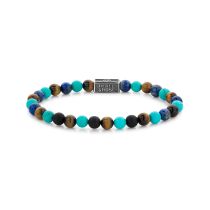 Rebel & Rose Pulsera Mix Turquoise 925 RR-6S006-S-S Mujer