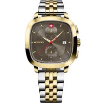 Wenger 01.1933.106 Reloj Hombre Vintage Clásico Cronógrafo 40mm 5ATM